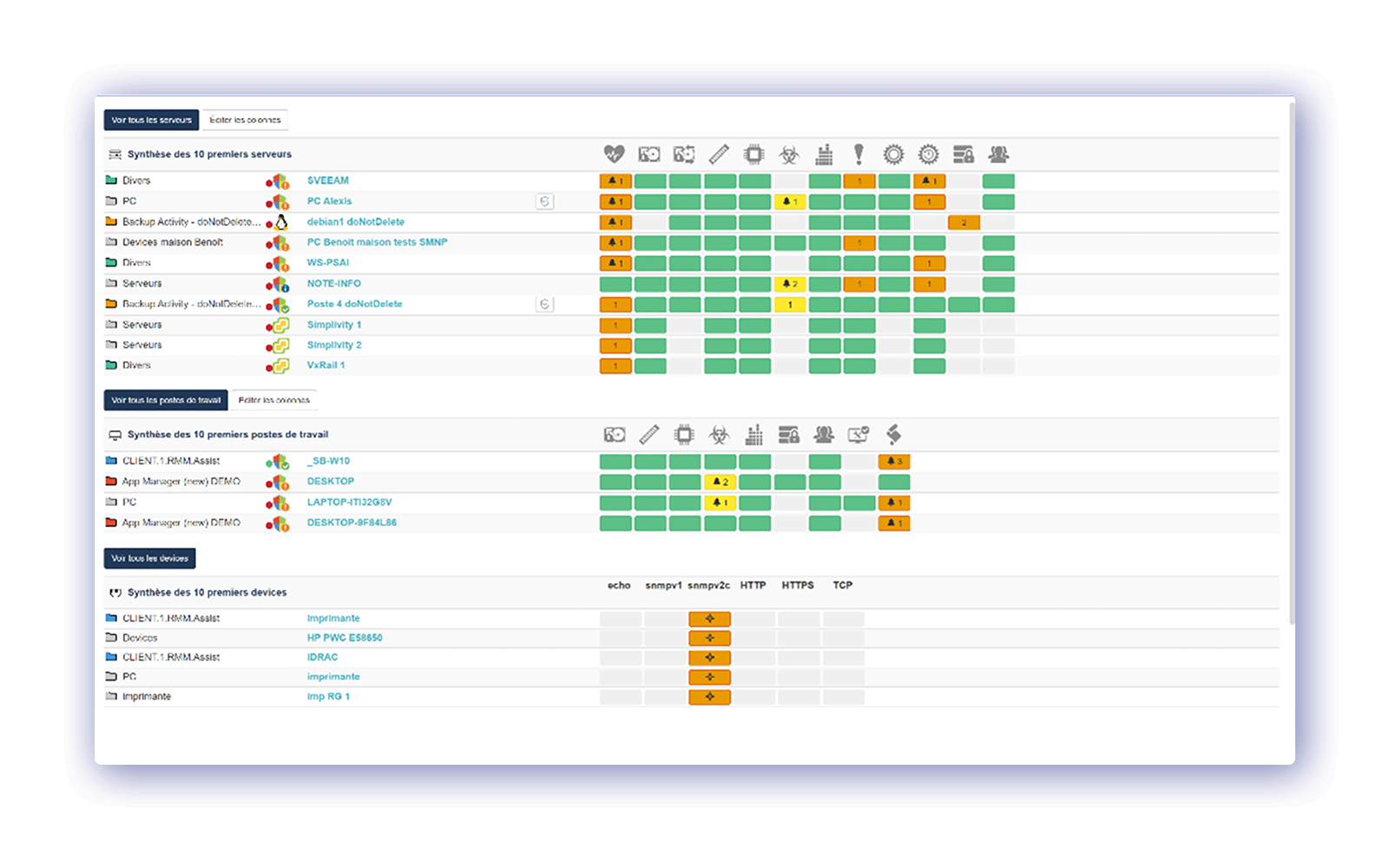 screenshot of RG System